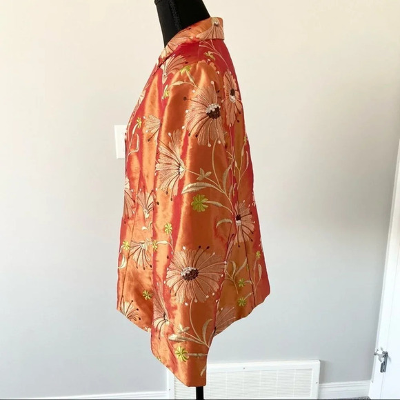 Vintage Vida  Petites Floral Embroidery Blazer - Picture 2 of 16